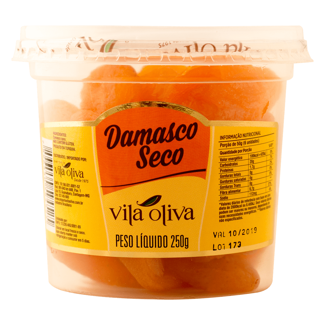 Damasco Seco - Pct 250 gr